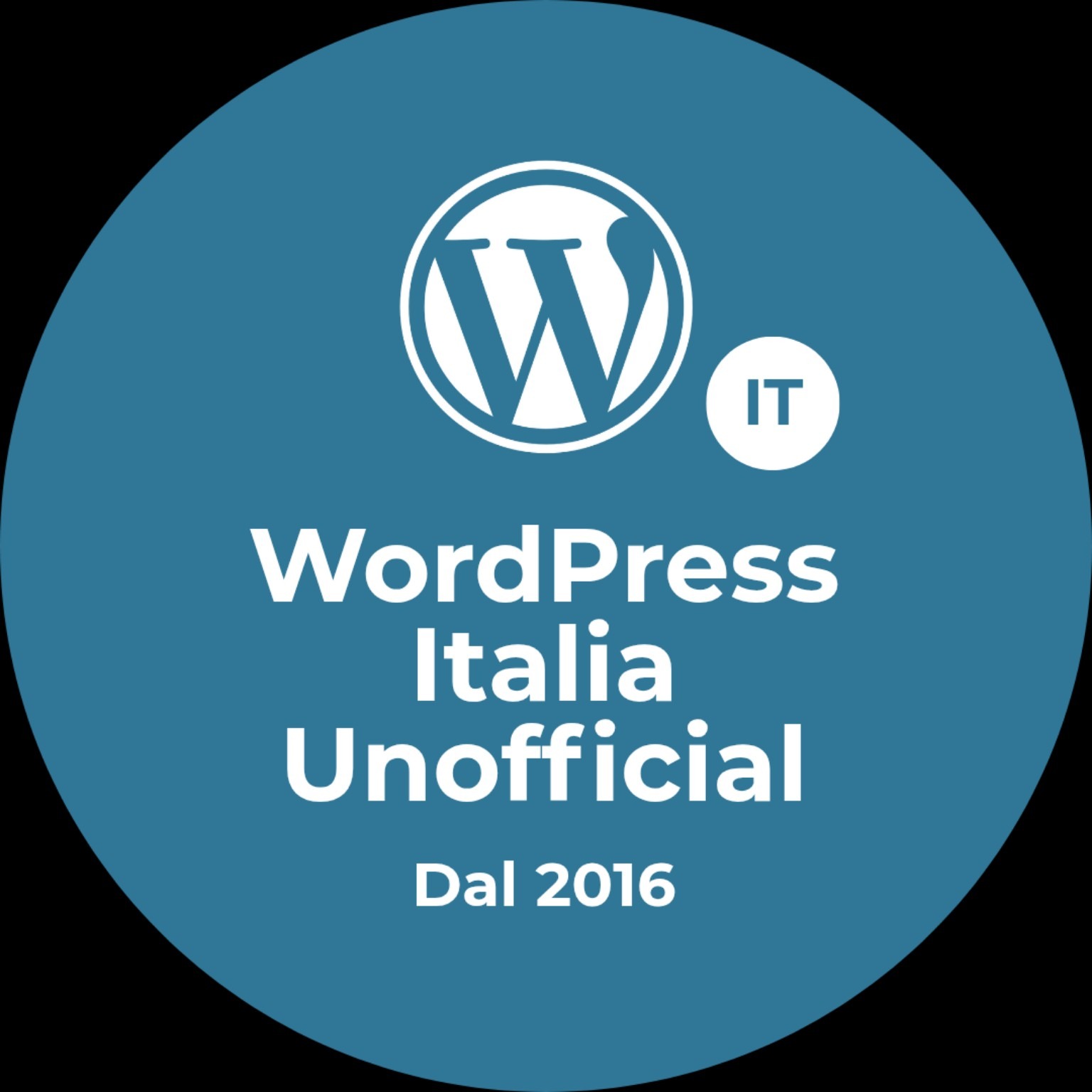 Logo ufficiale gruppo WordPress Italia Unofficial